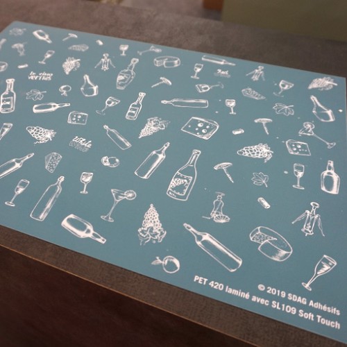 ASLAN SOFT TOUCH | LAMINATION POLYPROPYLENE MAT SANS PVC ASPECT VELOURS