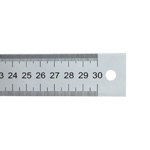 Réglet rigide acier 30 cm - SDAG Adhésifs
