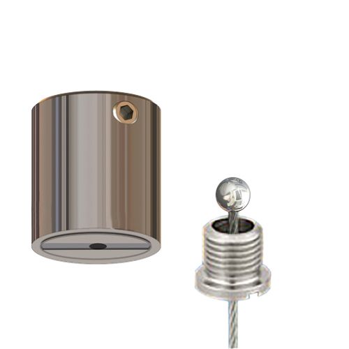 SET MIT 2 MAGNETISCHEN DECKENHALTERUNGEN FÜR KABEL
