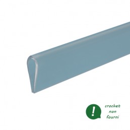 RÉF 852 | PINCE-AFFICHE - PROFIL PVC TRANSPARENT