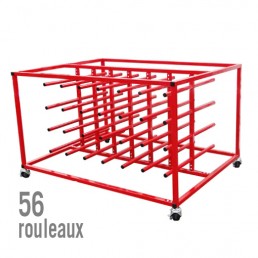 SUPPORT 56 ROULEAUX